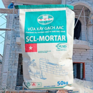 Vữa khô trộn sẵn cho gạch bê tông khí chưng áp